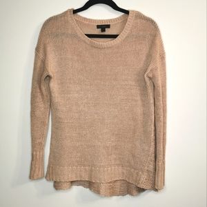 J Crew 100% Linen Knitted Crew Neck Sweater